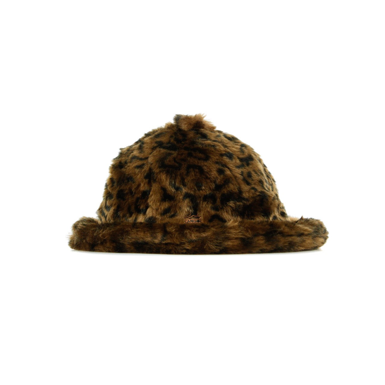 Men's Faux Fur Casual Leopard Bucket Hat