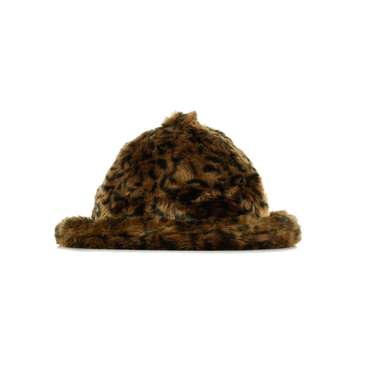 Men's Faux Fur Casual Leopard Bucket Hat