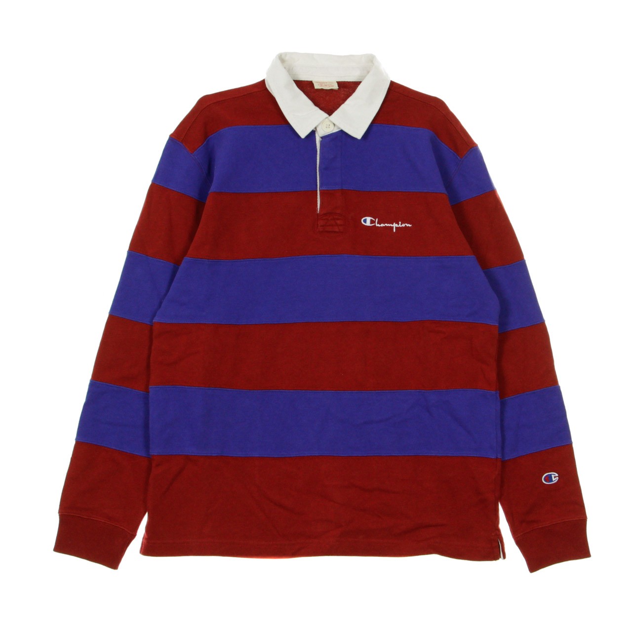 Men's Long Sleeve Polo L/s Polo Red/blue