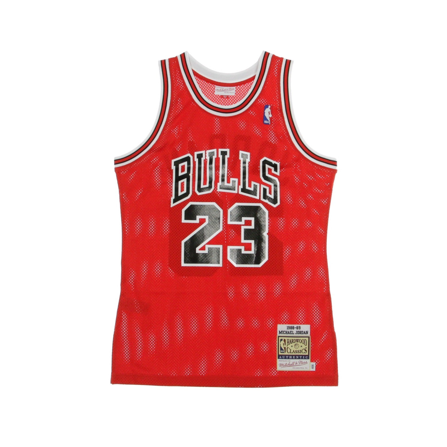 Mitchell & Ness, Canotta Basket Uomo Nba Authentic Jersey Michael Jordan No.23 1988-89 Chibul Road, Original Team Colors