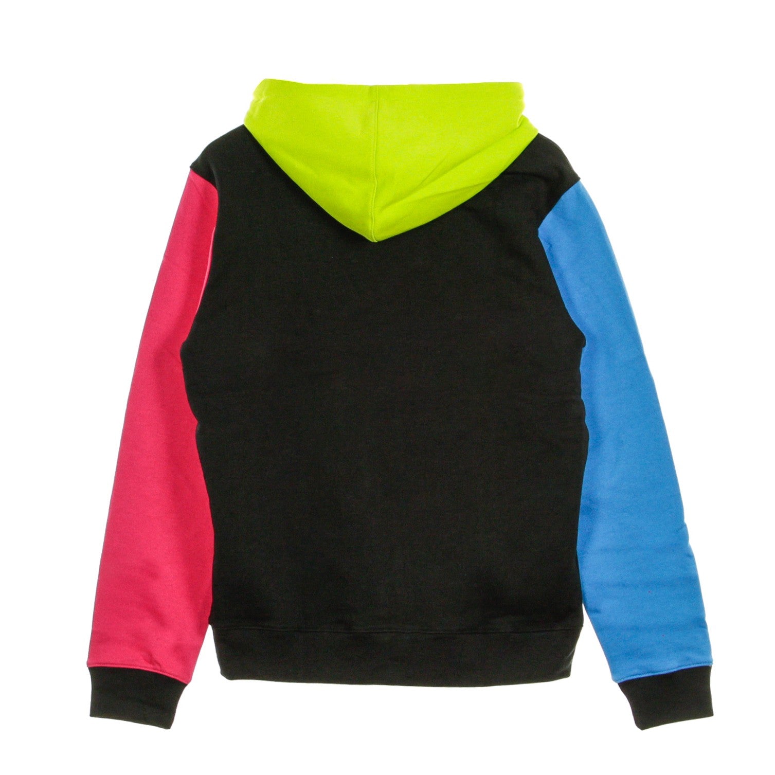 Men's Lightweight Hooded Sweatshirt Gum Triangle Logo Black/fluo Green