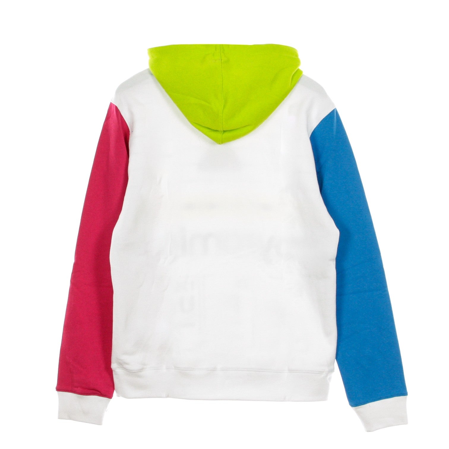 Men's Lightweight Hooded Sweatshirt Gum Triangle Logo White/fluo Green