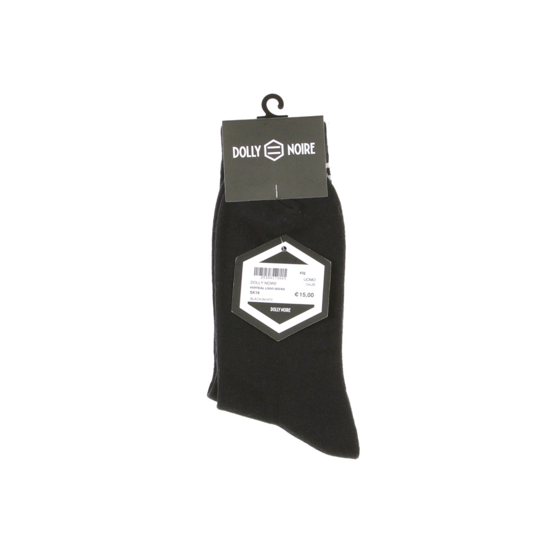 Dolly Noire, Calza Media Uomo Vertical Logo Socks, 