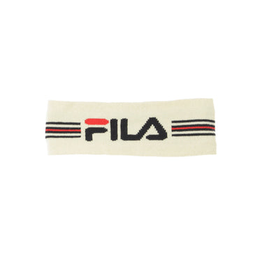 Fila, Fascetta Uomo Intarsia Knitted Headband, Whitecap Grey/black Iris/true Red
