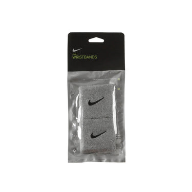 Nike, Polsino Uomo Swoosh Wristbands, Grey/black