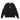 Men's Lightweight Crewneck Sweatshirt Printed Interlock Roundnecked Black