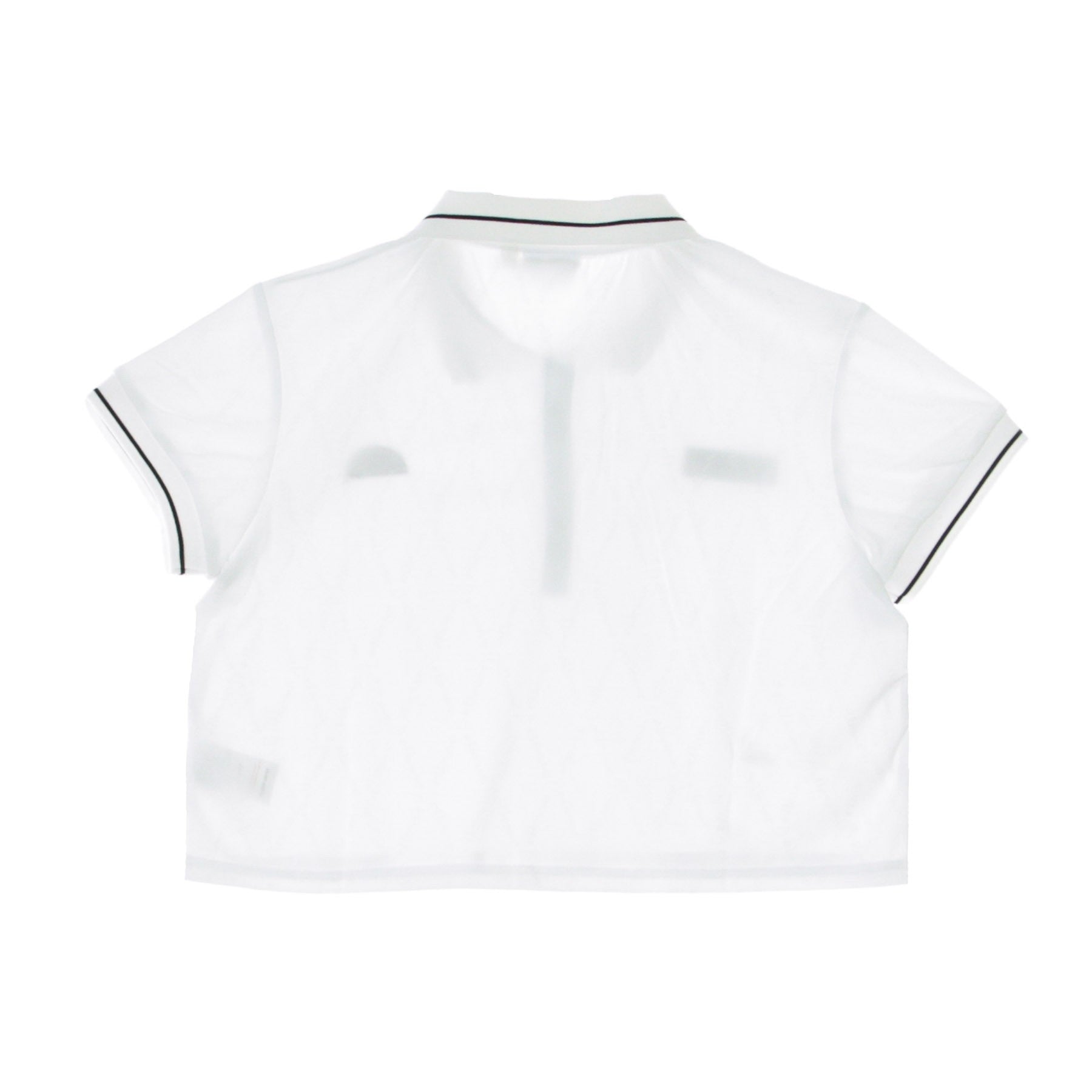 Women's Cropped Polo Shirt Cropped Optic White