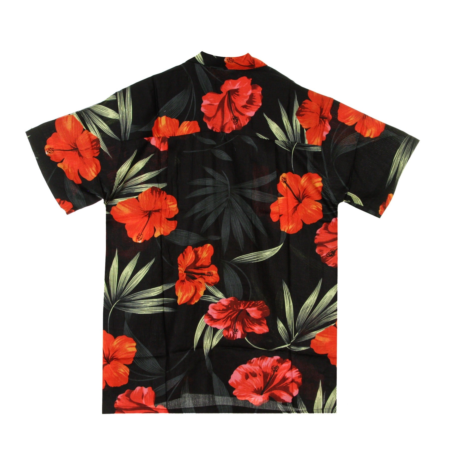 Hawaiian Shirt Barcelona Black Men's Short Sleeve Shirt