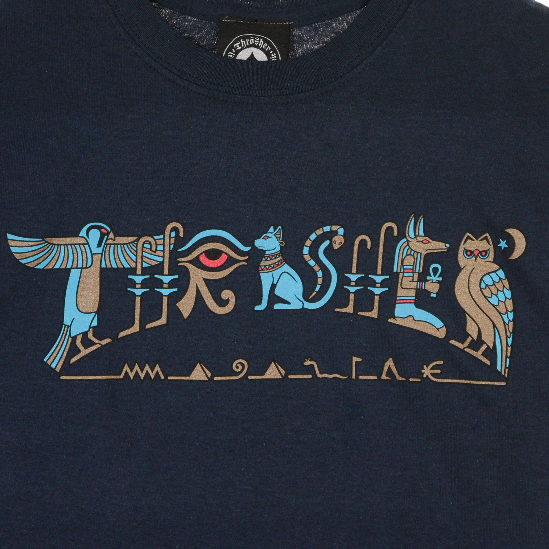 Men's Hieroglyphic Tee Navy T-Shirt