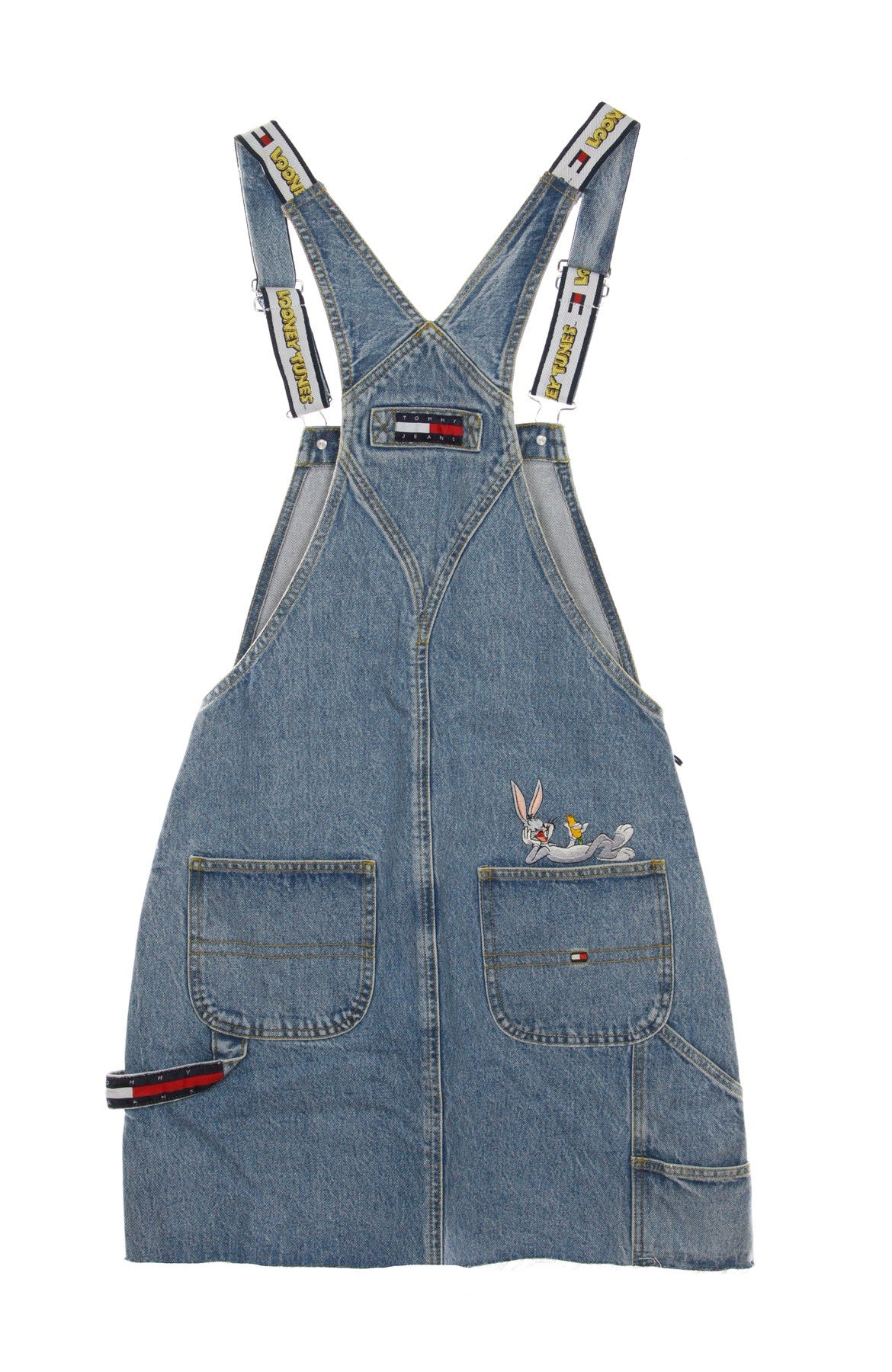 Tommy Dungaree X Looney Tunes Light Blue Denim Women's Dungarees