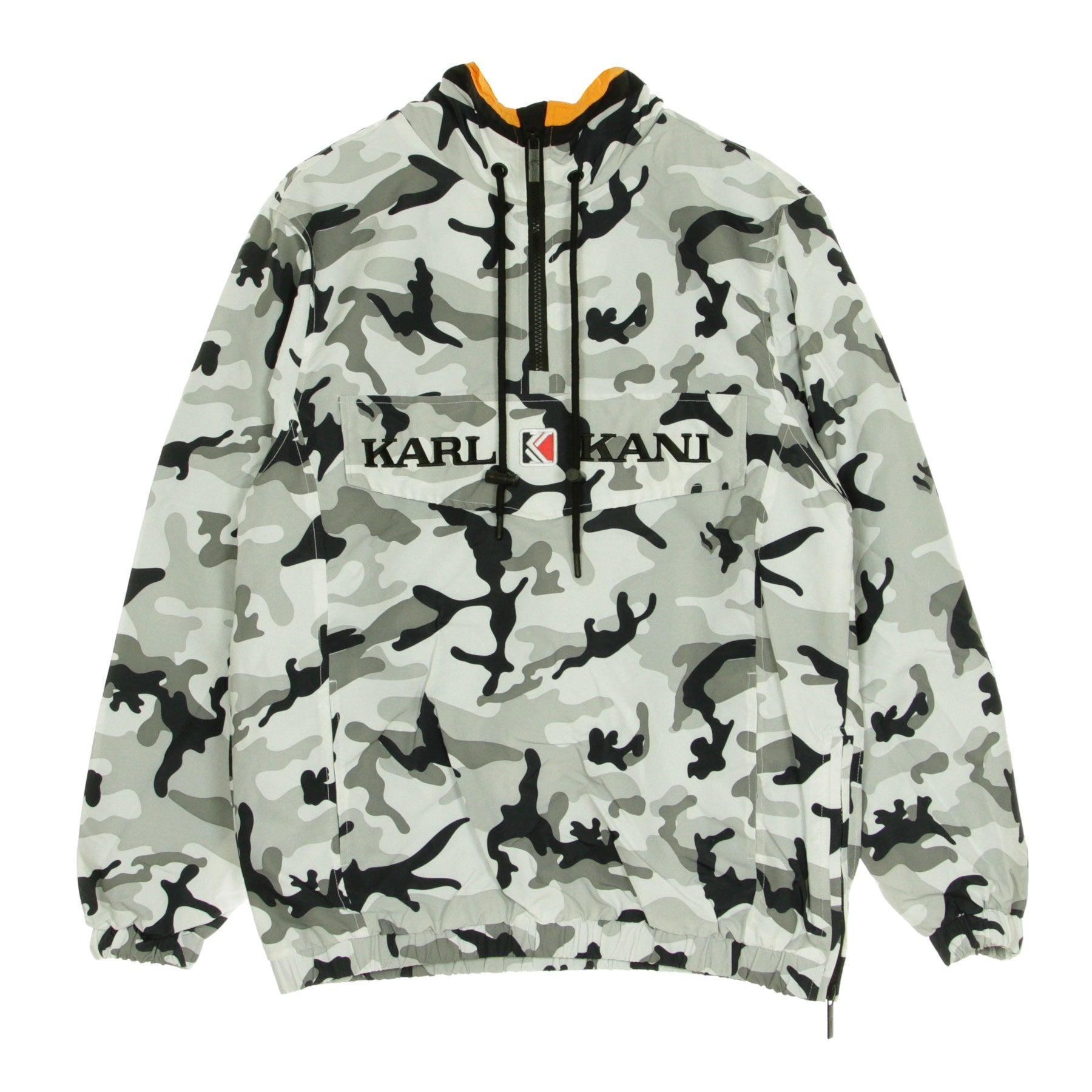 Karl Kani Men's Retro Camo Windbreaker Black/grey/white 6084942