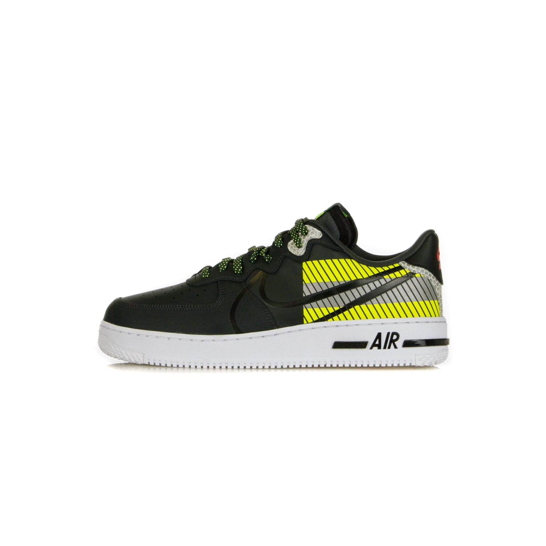Air Force 1 React Lx 3m Men's Low Shoe Anthracite/black/volt/habanero Red