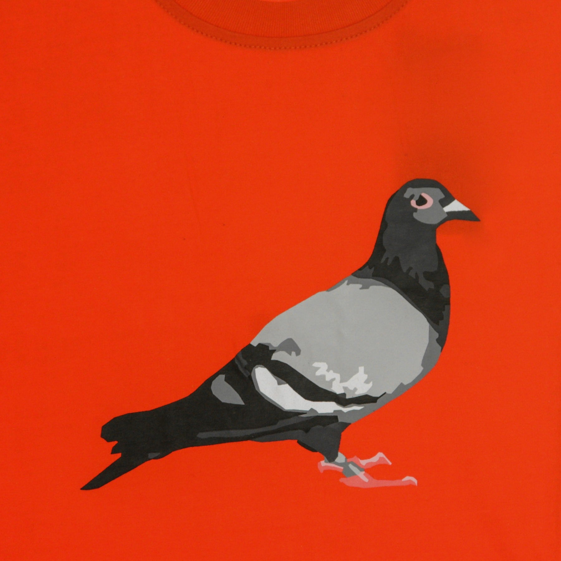 Men's T-Shirt Pigeon Logo Tee Red