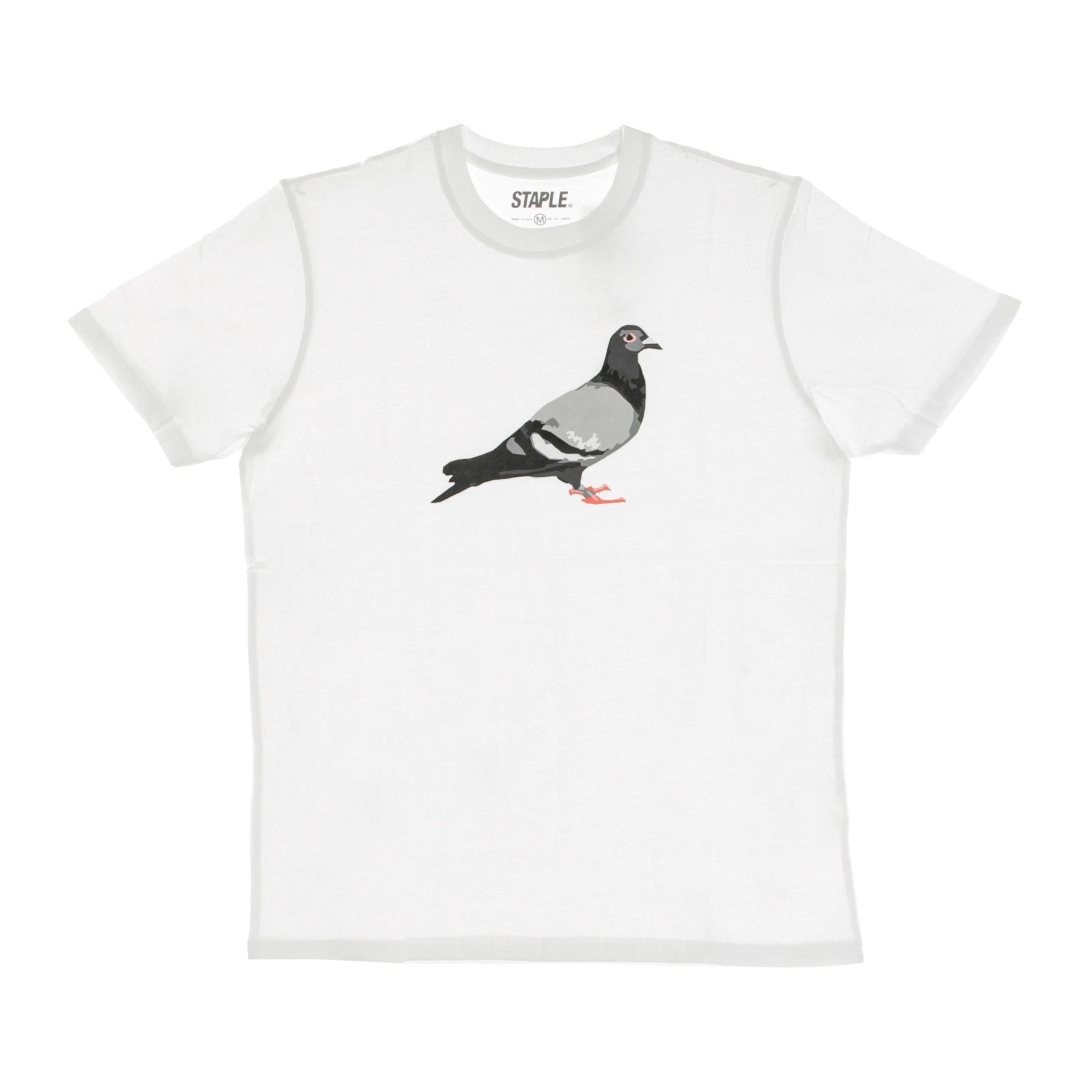 Men's T-Shirt Pigeon Logo Tee White