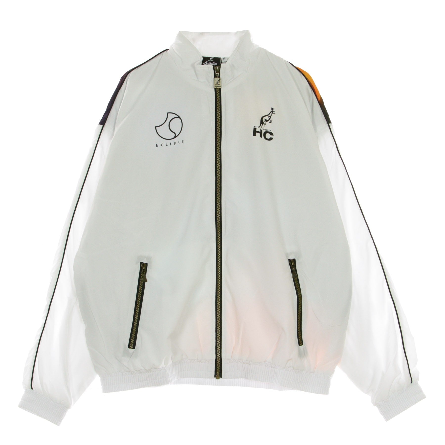 Men's Planet Back Printed Jacket White
