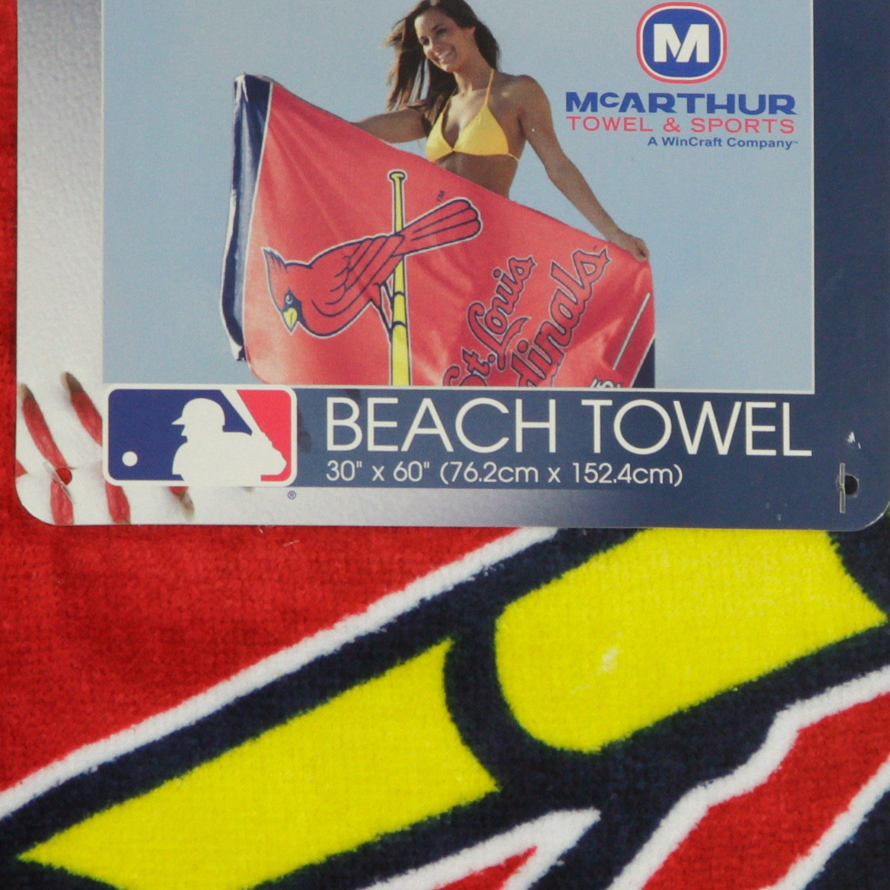 Wincraft, Asciugamano Uomo Mlb Beach Towel Stlcar, 