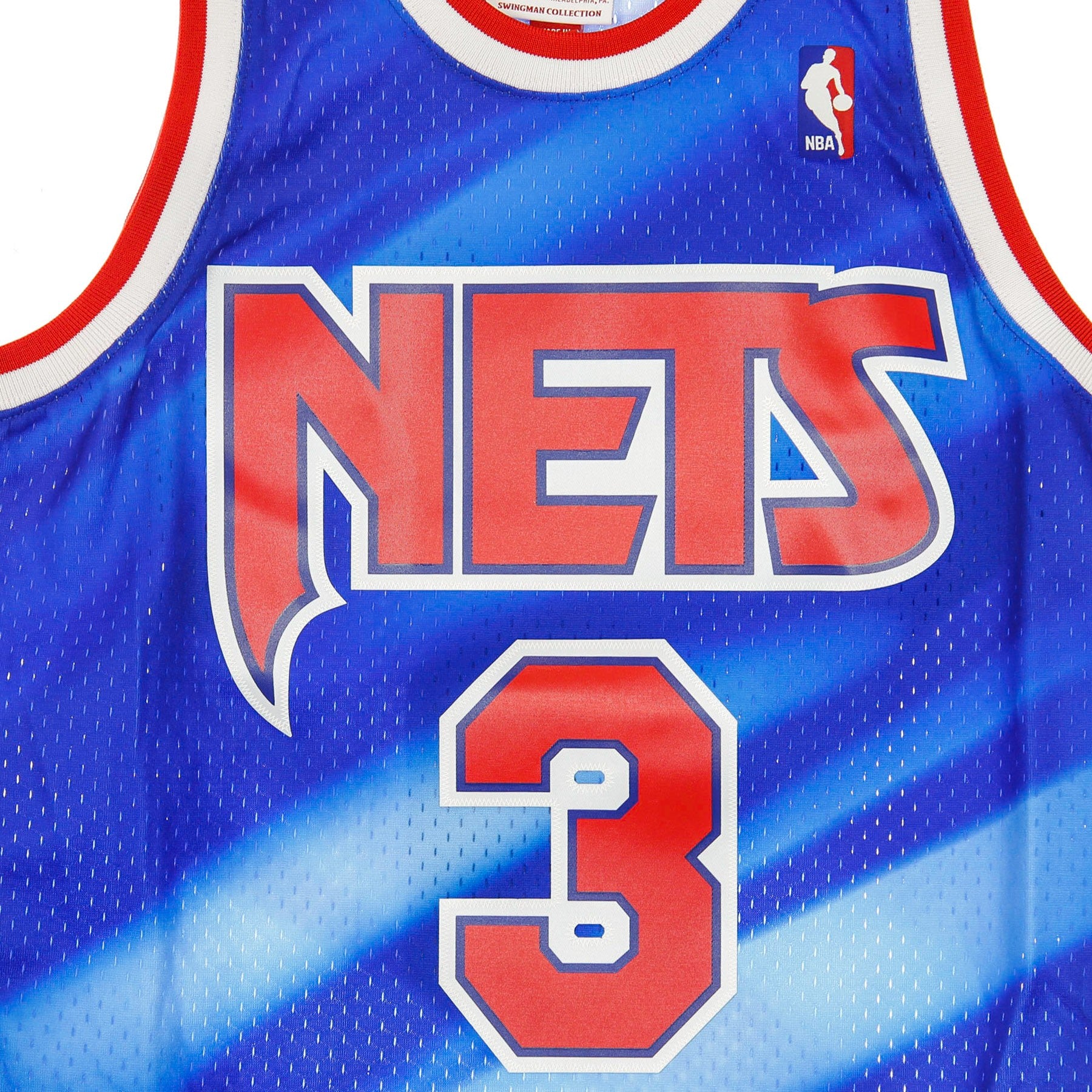 Mitchell & Ness, Canotta Basket Uomo Nba Swingman Jersey Hardwood Classics No.3 Drazen Petrovic 1990-91 Nejnet Alternate, 