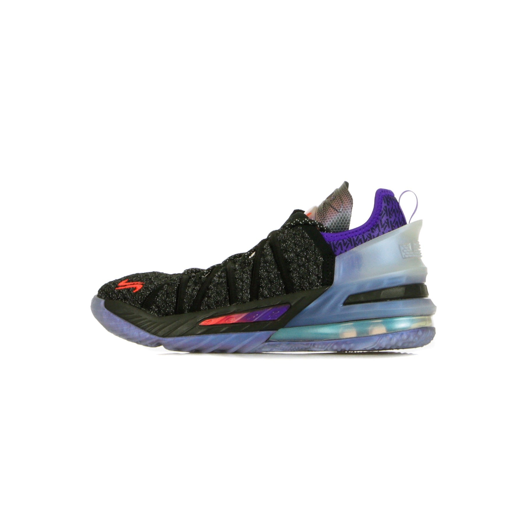 Basketball Shoe Boy Lebron Xviii Nrg (gs) Black/fierce Purple/metallic Silver/multicolor