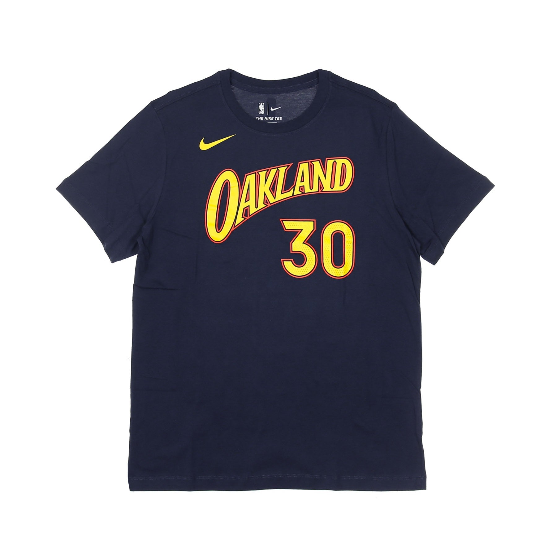 Men's T-Shirt NBA Tee Esential City Edition No 30 Stephen Curry Golwar College Navy