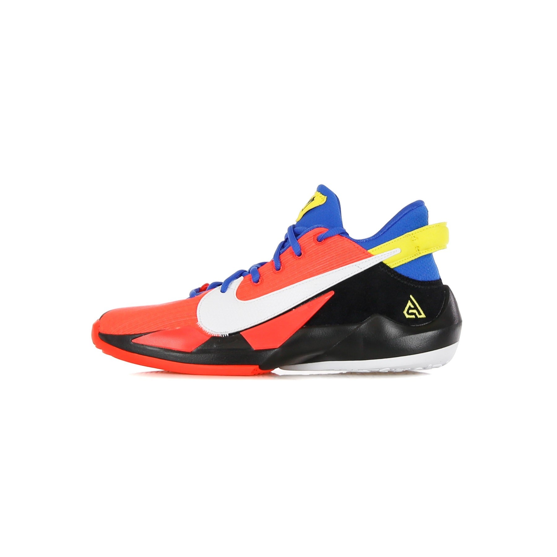 Freak 2 (gs) Boy's Basketball Shoe Bright Crimson/white/opti Yellow