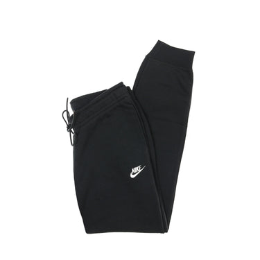 Nike, Pantalone Tuta Felpato Donna Sportswear Essential, Black/white