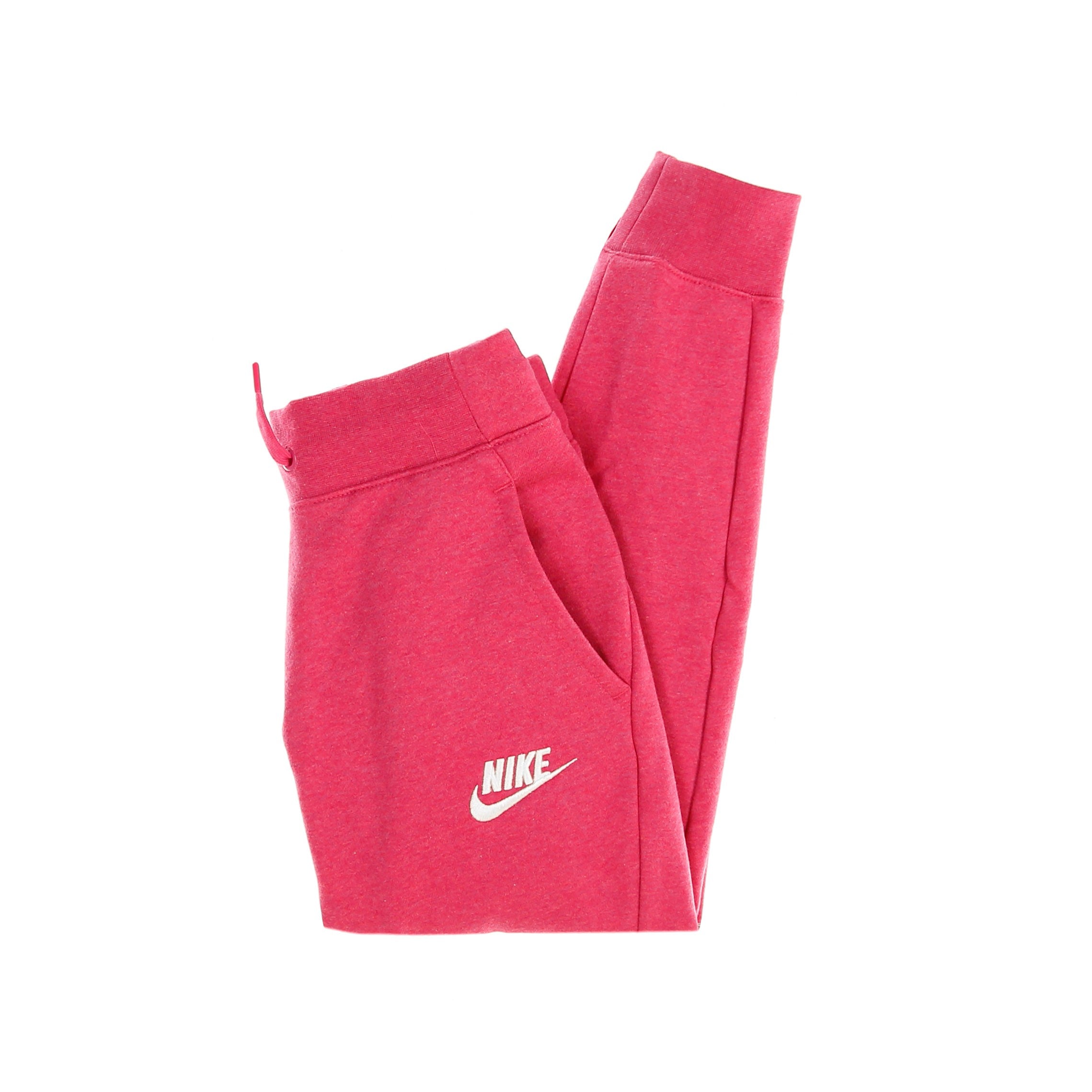 Nike, Pantalone Tuta Felpato Ragazza Sportswear Pant, Fireberry/htr/white