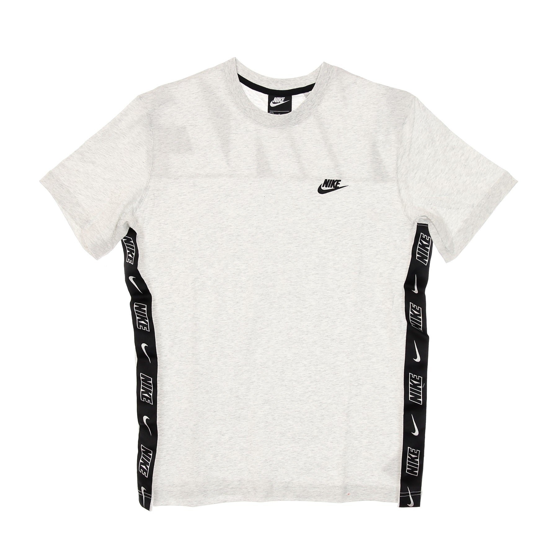 Nike, Maglietta Uomo Sportswear Short Sleeve Knit Top Seasonal, Birch Heather/black