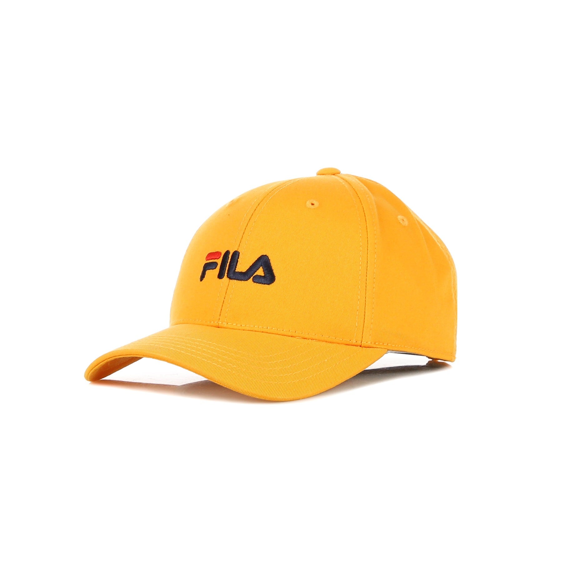 Fila Visiera Visiera Man Curva Logo linéaire FLAME PANNEL ORANGE