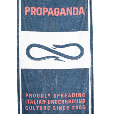 Propaganda, Asciugamano Uomo Label Beach Towel, Black