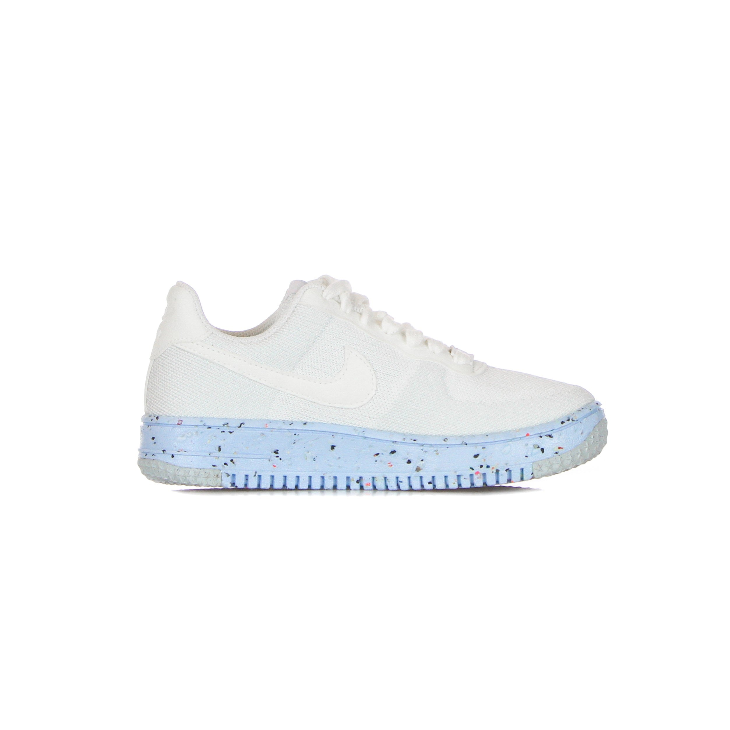 Scarpa Bassa Donna W Air Force 1 Crater Flyknit White/white/pure Platinum