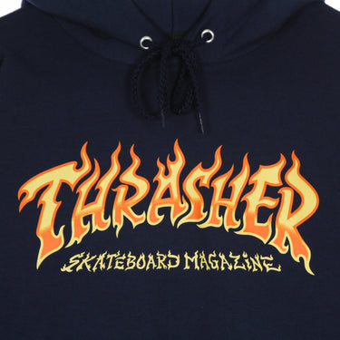 Thrasher, Felpa Cappuccio Uomo Fire Logo Hood, 