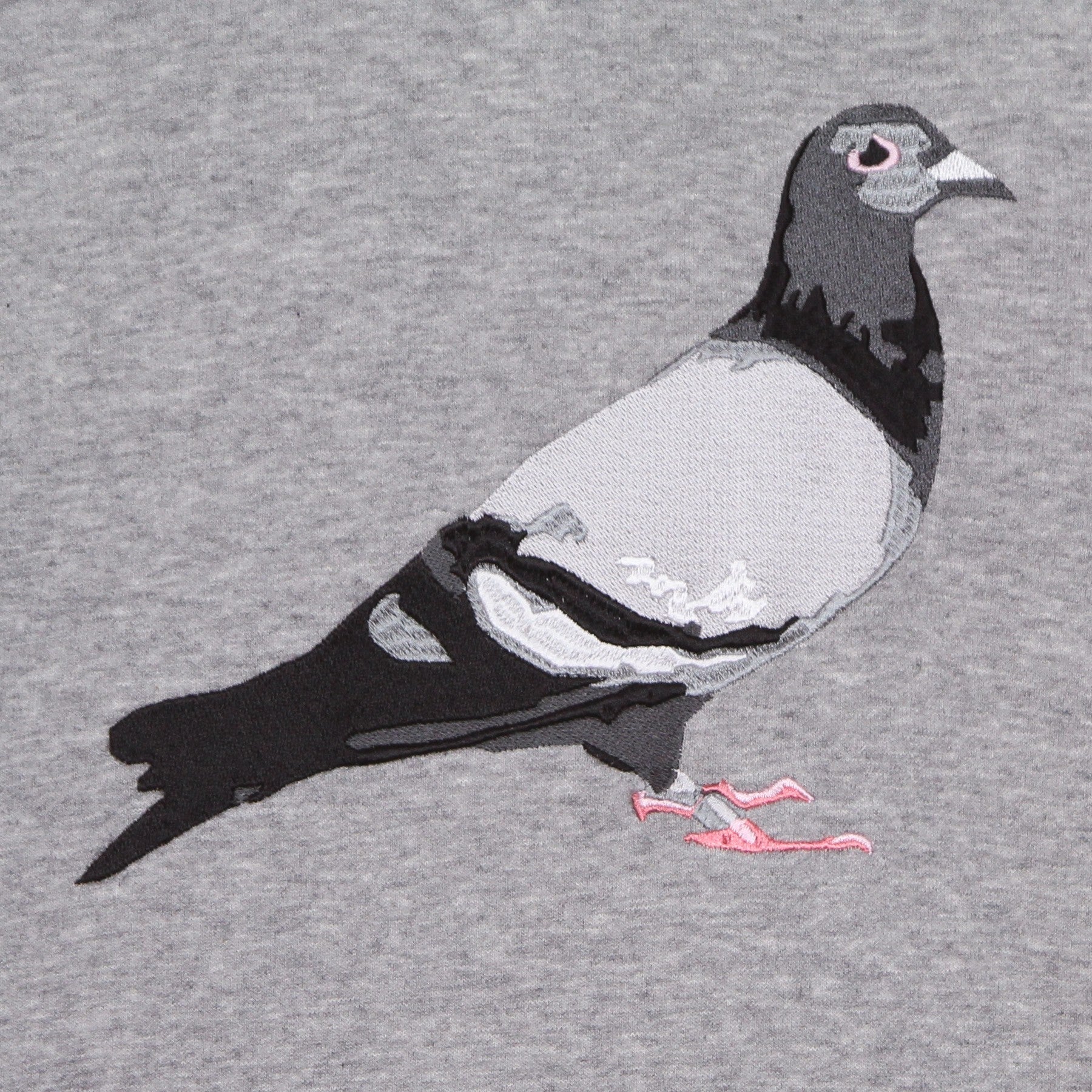 Men's Pigeon Logo Hoodie Heather Grey