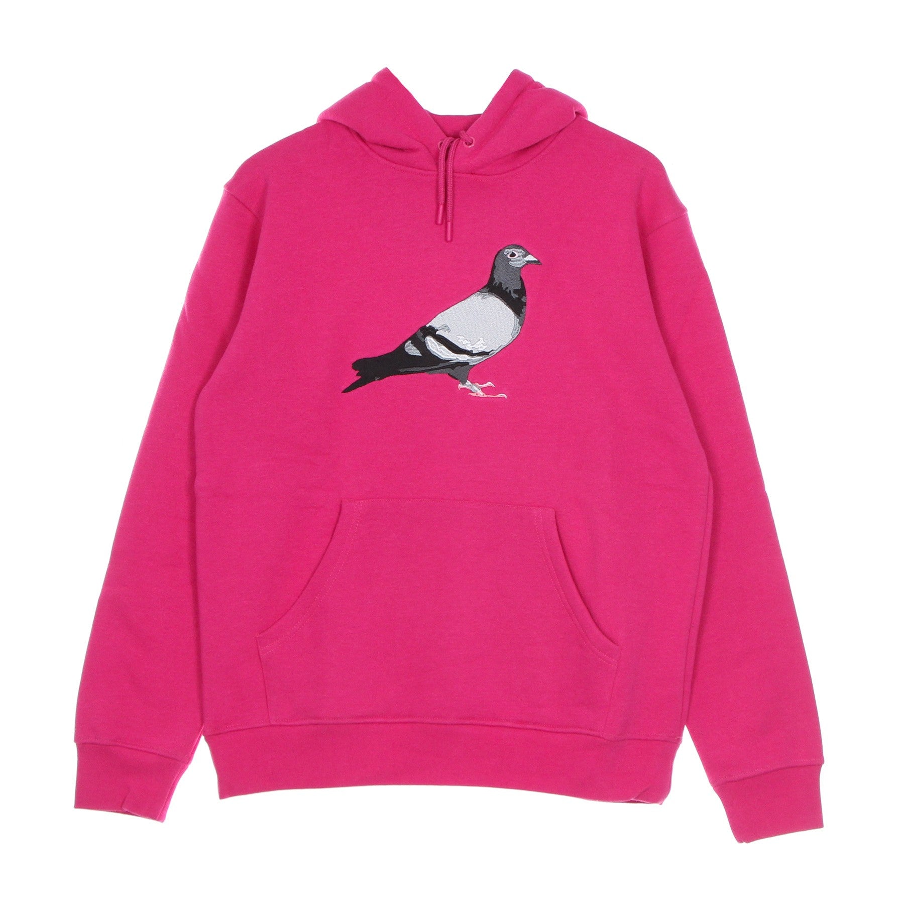 Men's Pigeon Logo Hoodie Ruby Pink