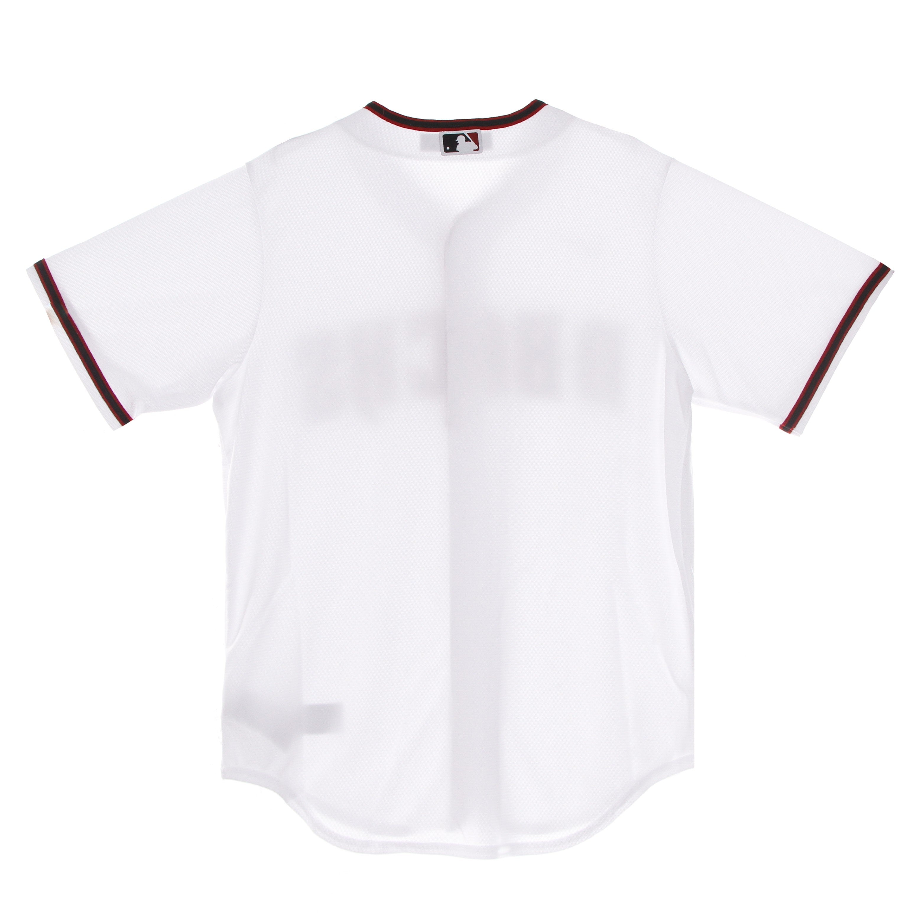 Men's Baseball Jacket Mlb Official Replica Jersey Aridia Home White/brick