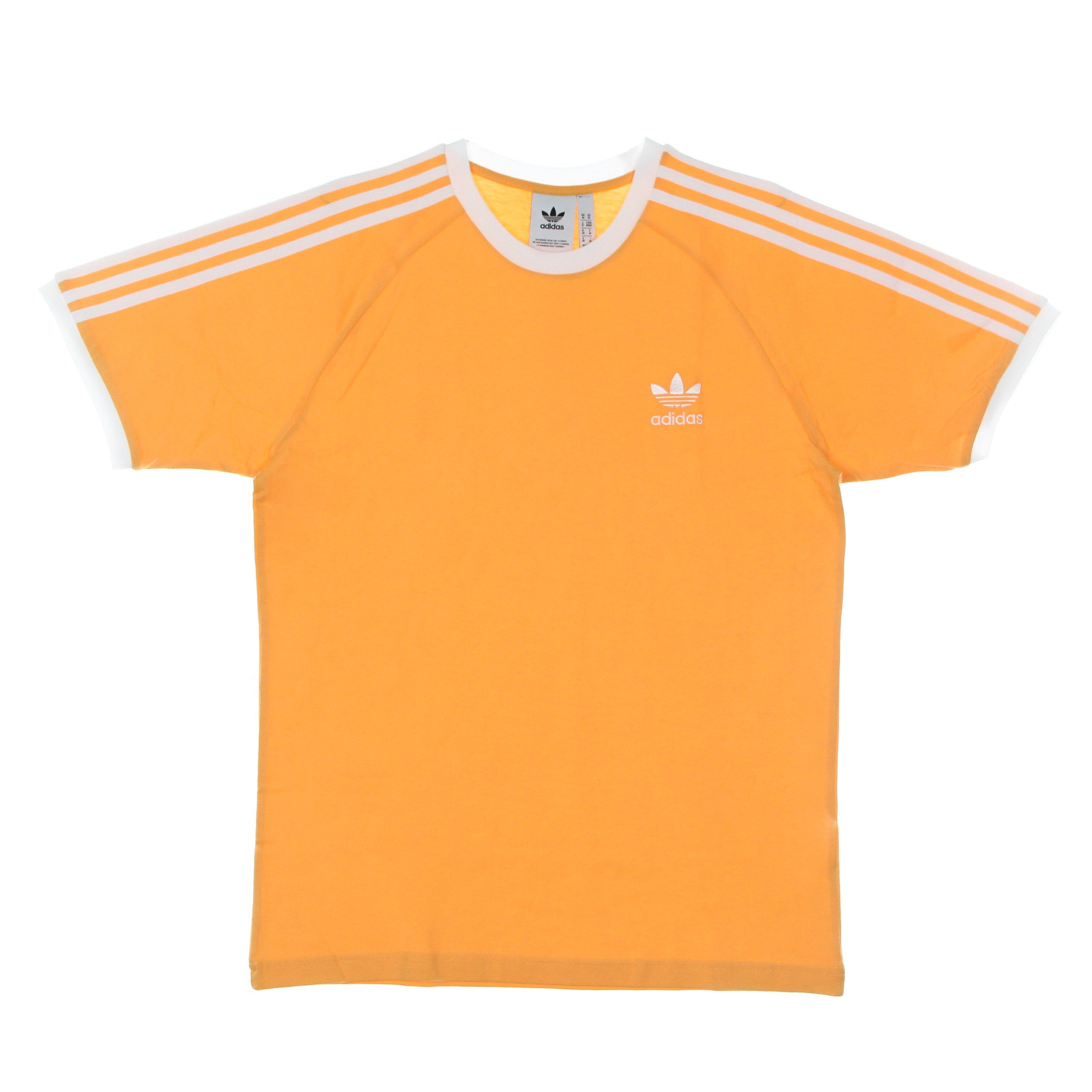 Adidas, Maglietta Uomo 3 Stripes Tee, Hazy Orange