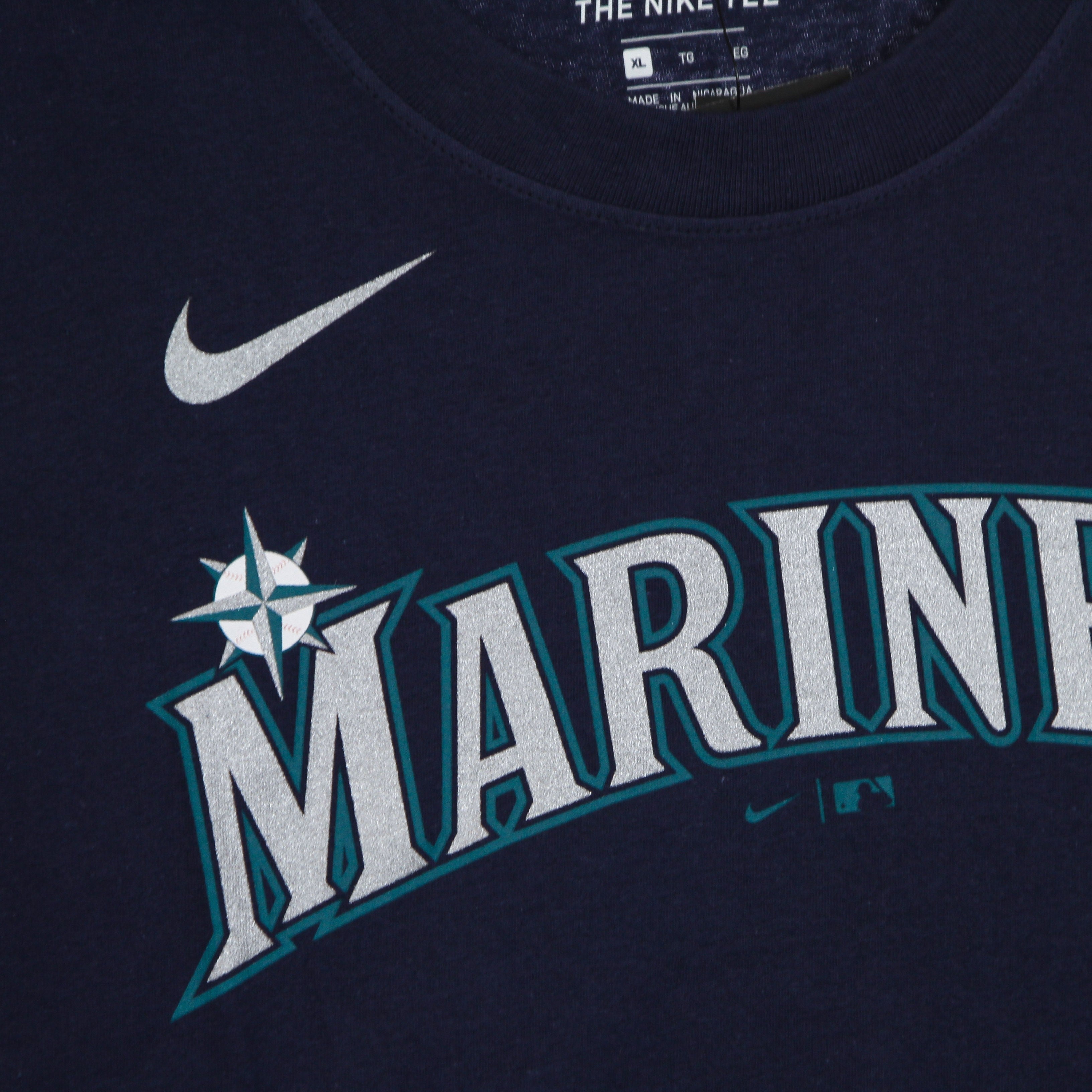 Men's T-Shirt Mlb Wordmark Tee Seamar Midnight Navy