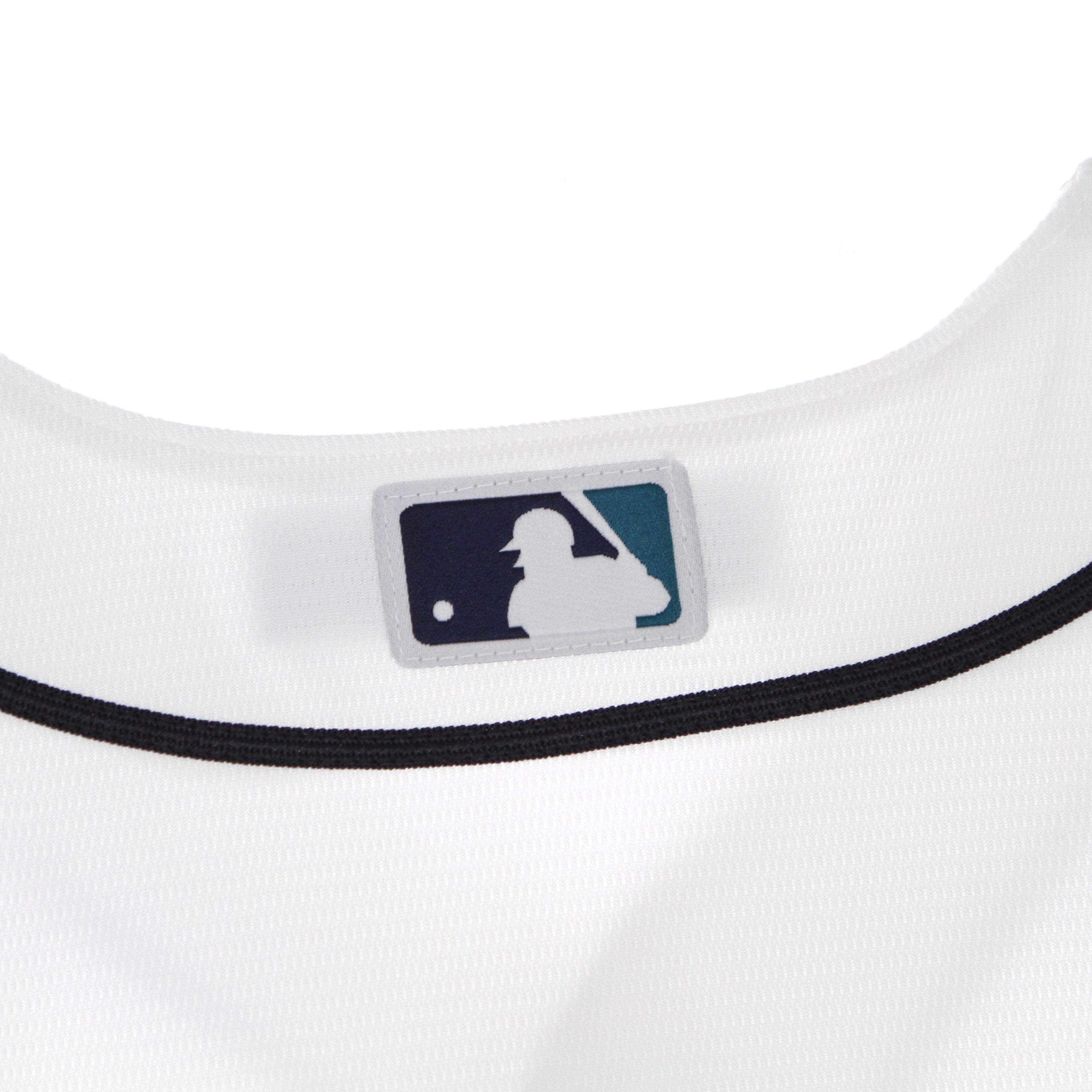 Men's Baseball Jacket MLB Official Replica Jersey Seamar Home White