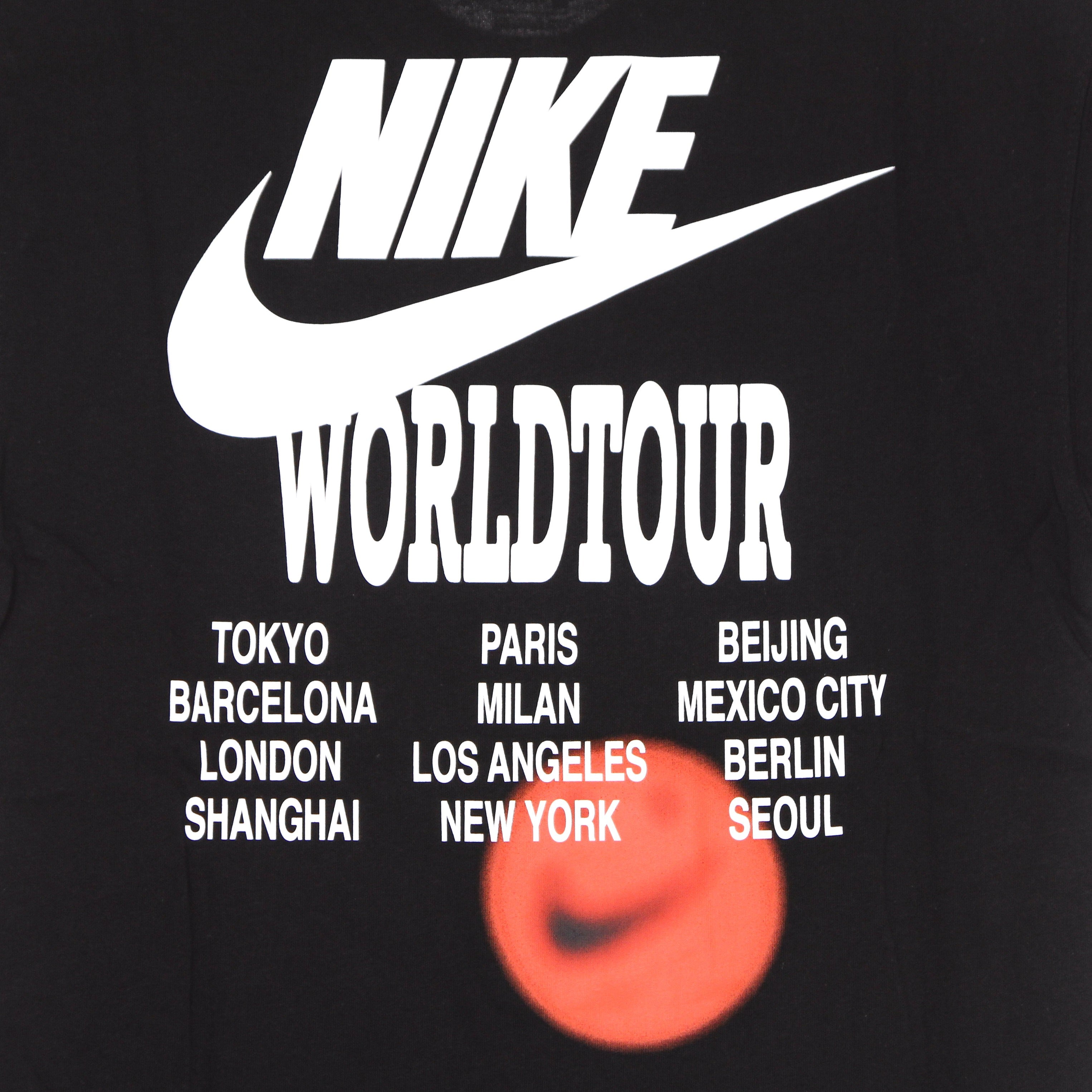 Men's Sportswear Tee World Tour 2 Black T-Shirt