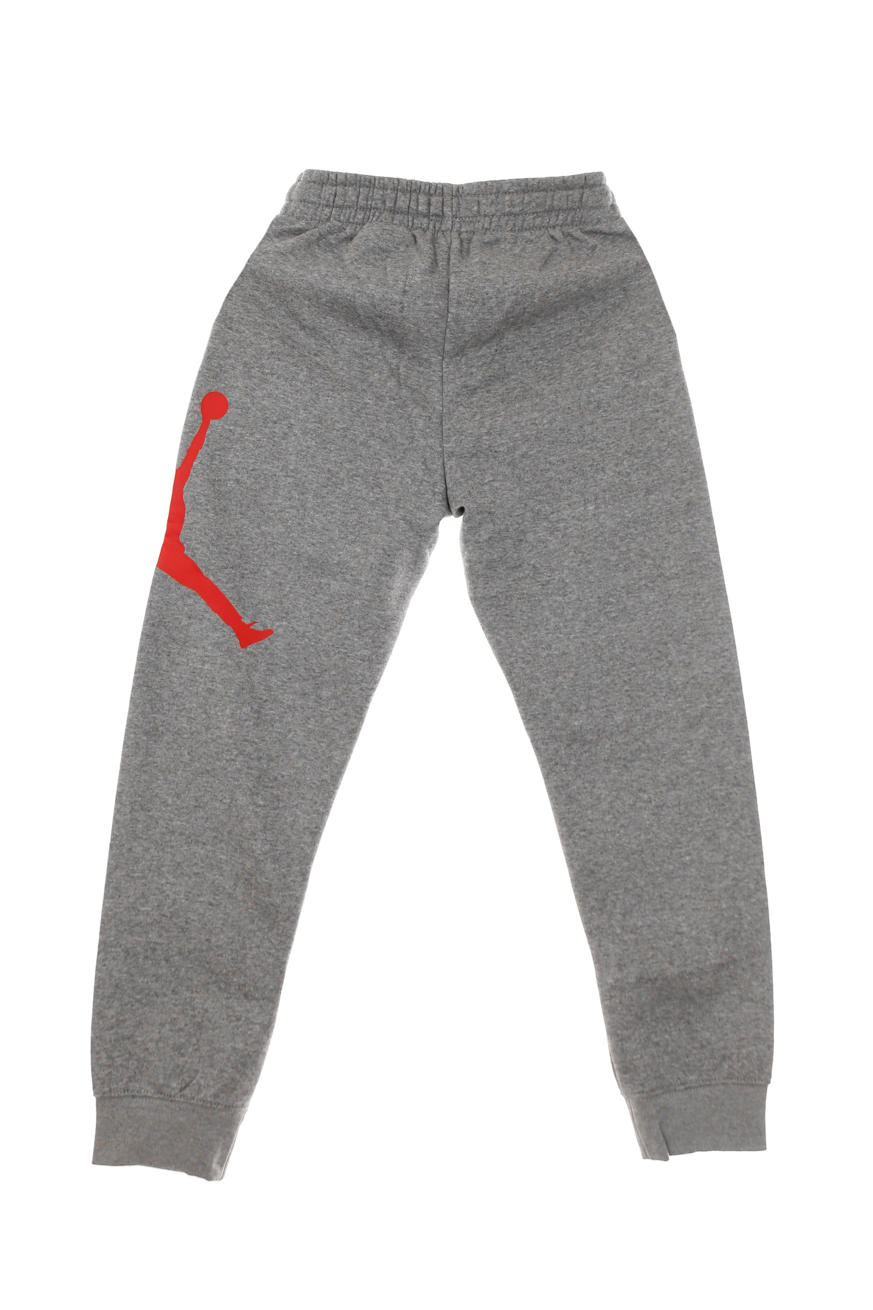 Pantalone Tuta Felpato Bambino Jumpman Logo Pant Grey Heather