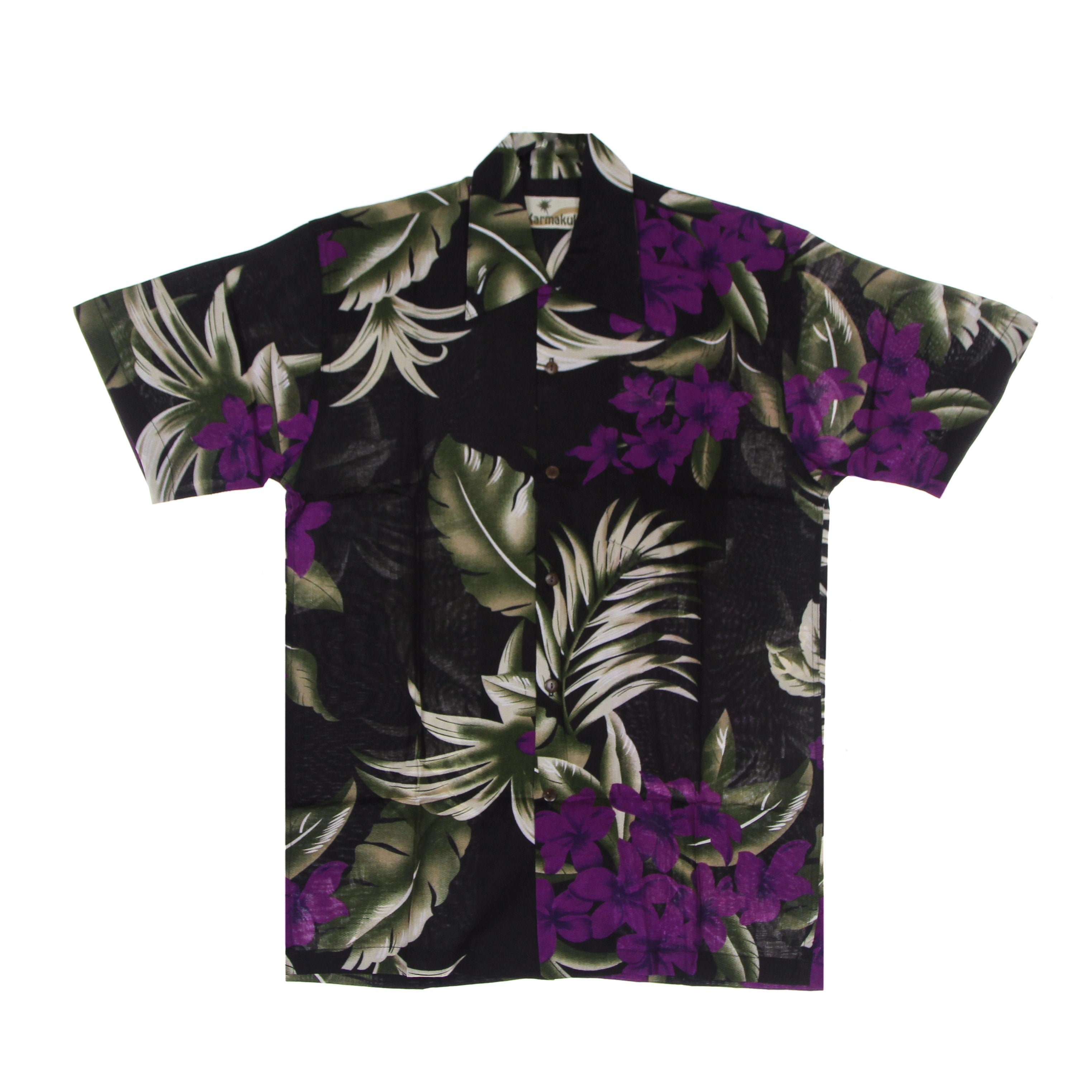 Hawaiian Shirt Formentera Purple Men's Short Sleeve Shirt