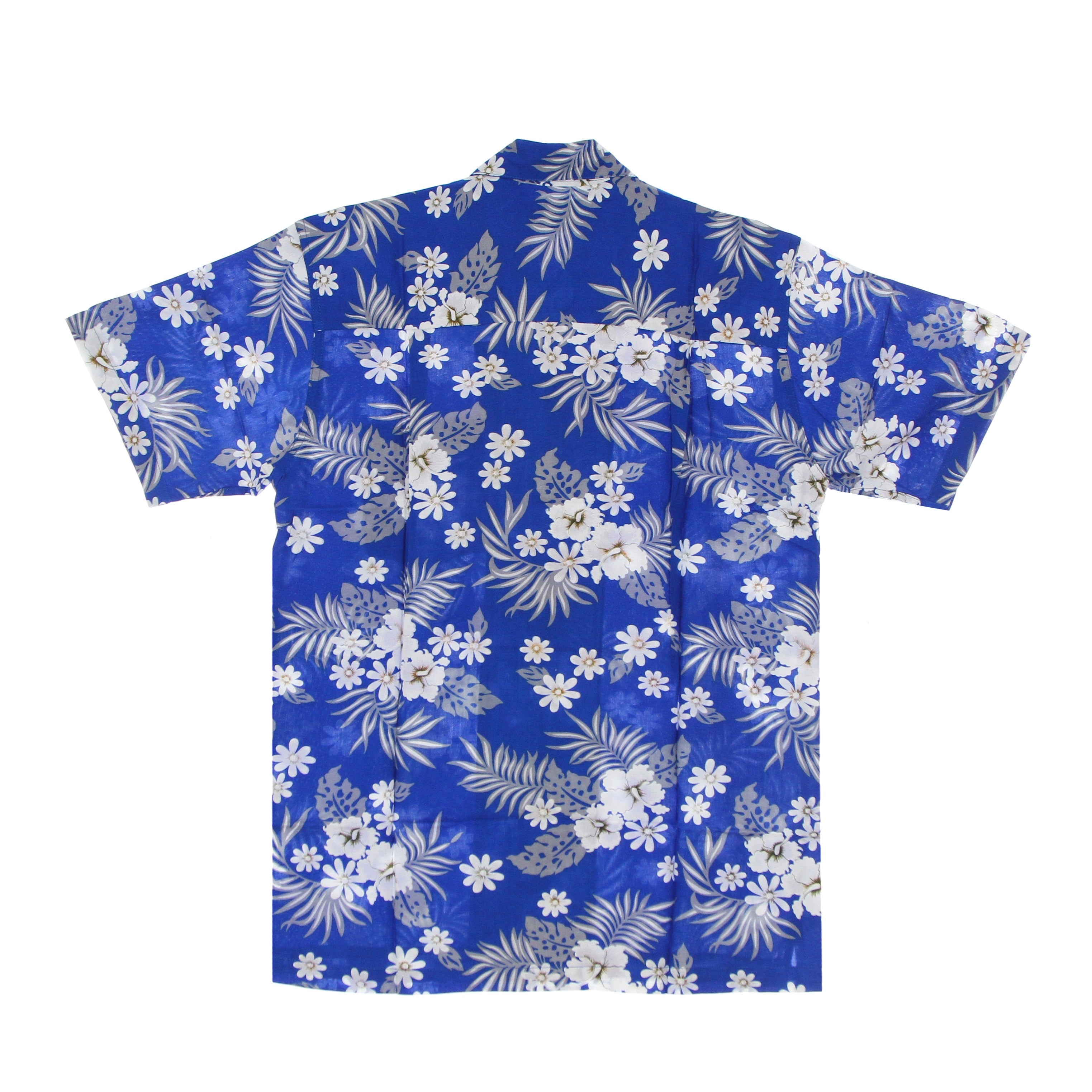 Short Sleeve Men's Shirt Hawaiian Shirt Bahamas L Blue