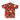 Camicia Manica Corta Uomo Hawaiian Shirt Paradise Birds Red
