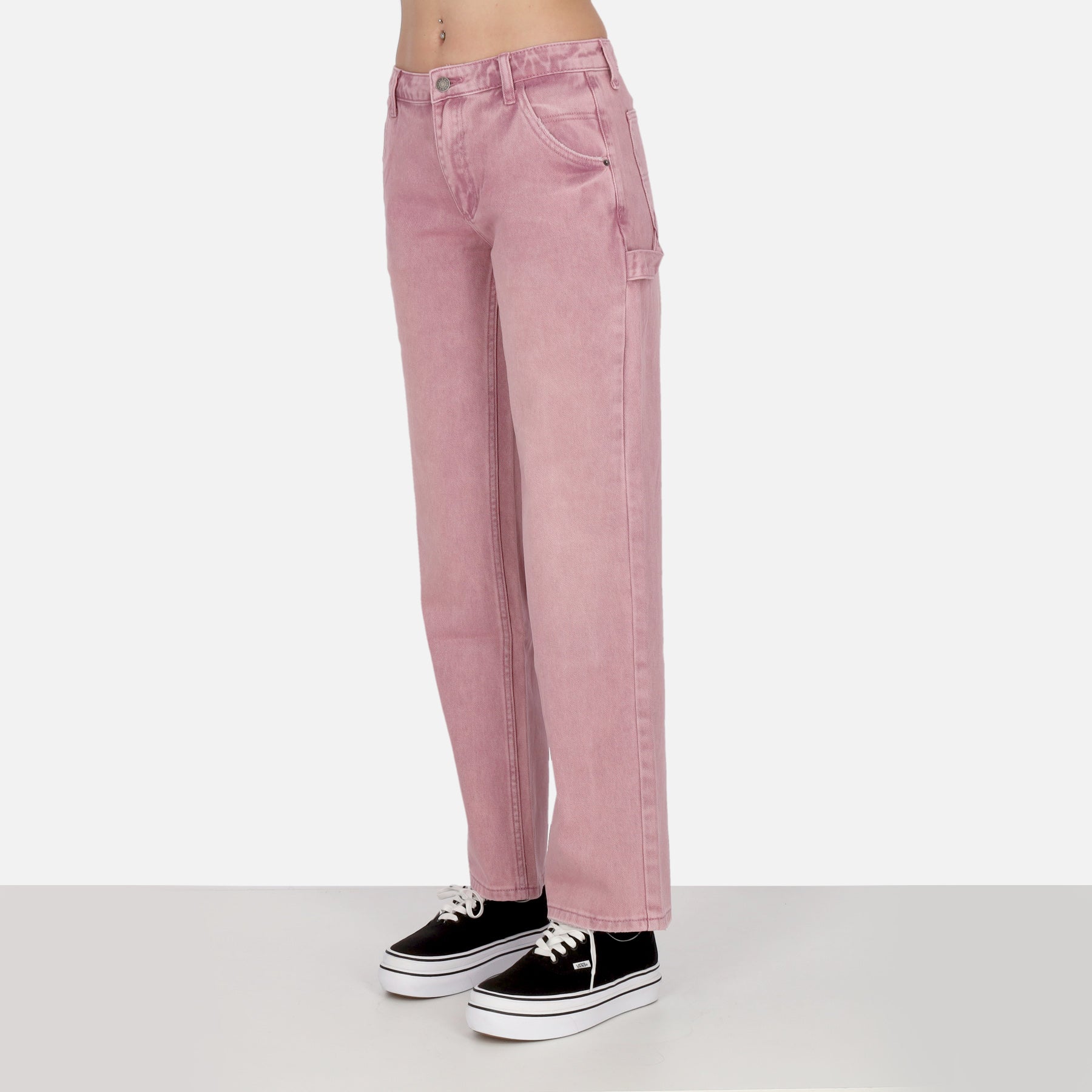 Women's Jeans W Go Overdye Carpenter Pant Go Overdye Pink Wash