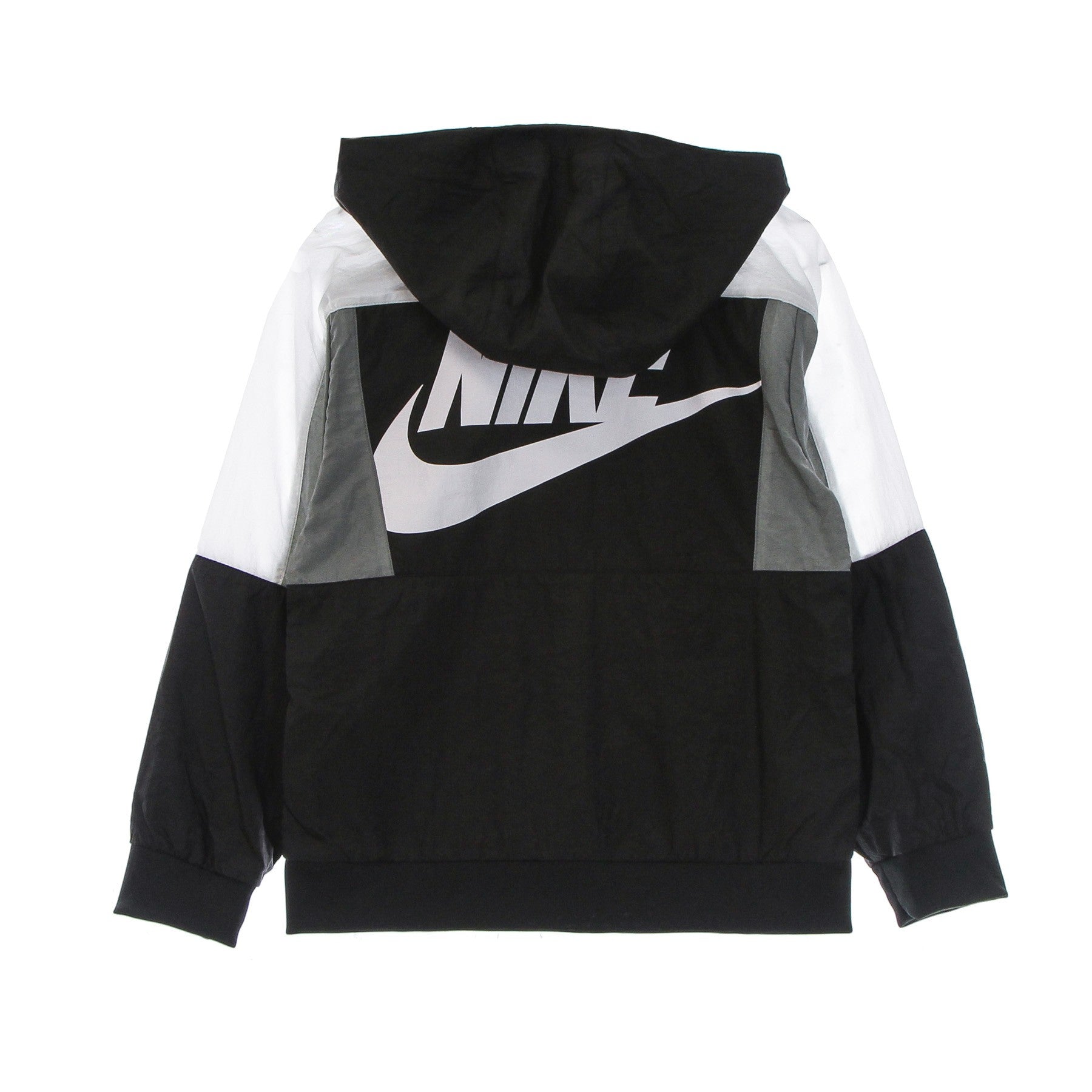 Nike, Giacca A Vento Ragazzo Woven Jacket, Black/white/smoke Grey/black
