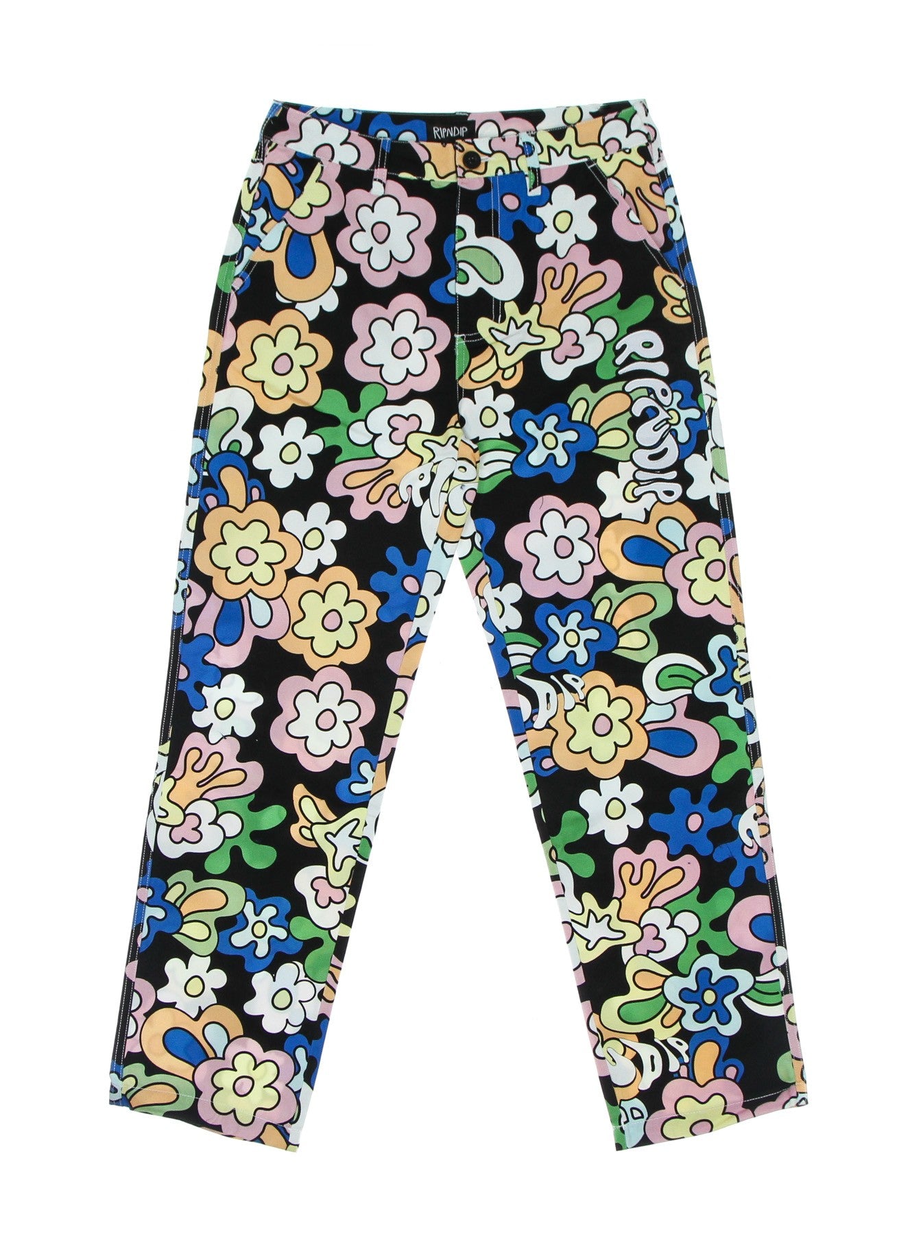 Flower Child Cotton Twill Pants Multi