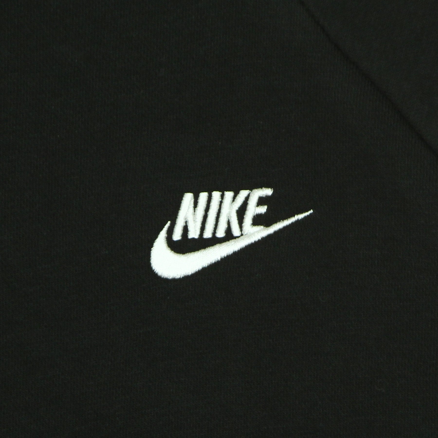 Nike, Felpa Girocollo Donna W Essential Fleece Crew, Black/white