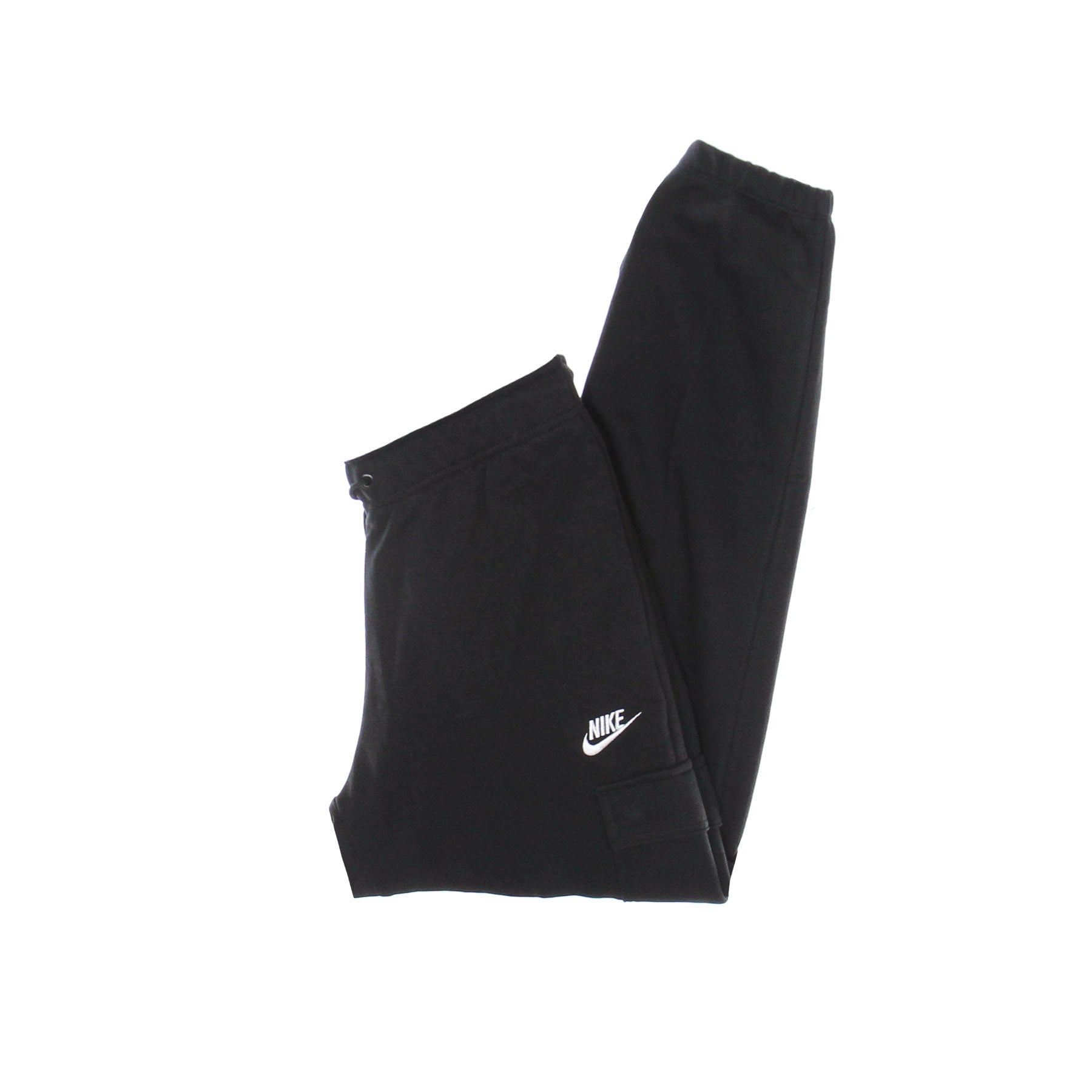 Nike, Pantalone Tuta Felpato Donna W Essential Fleece Mr Cargo Pant, Black/white