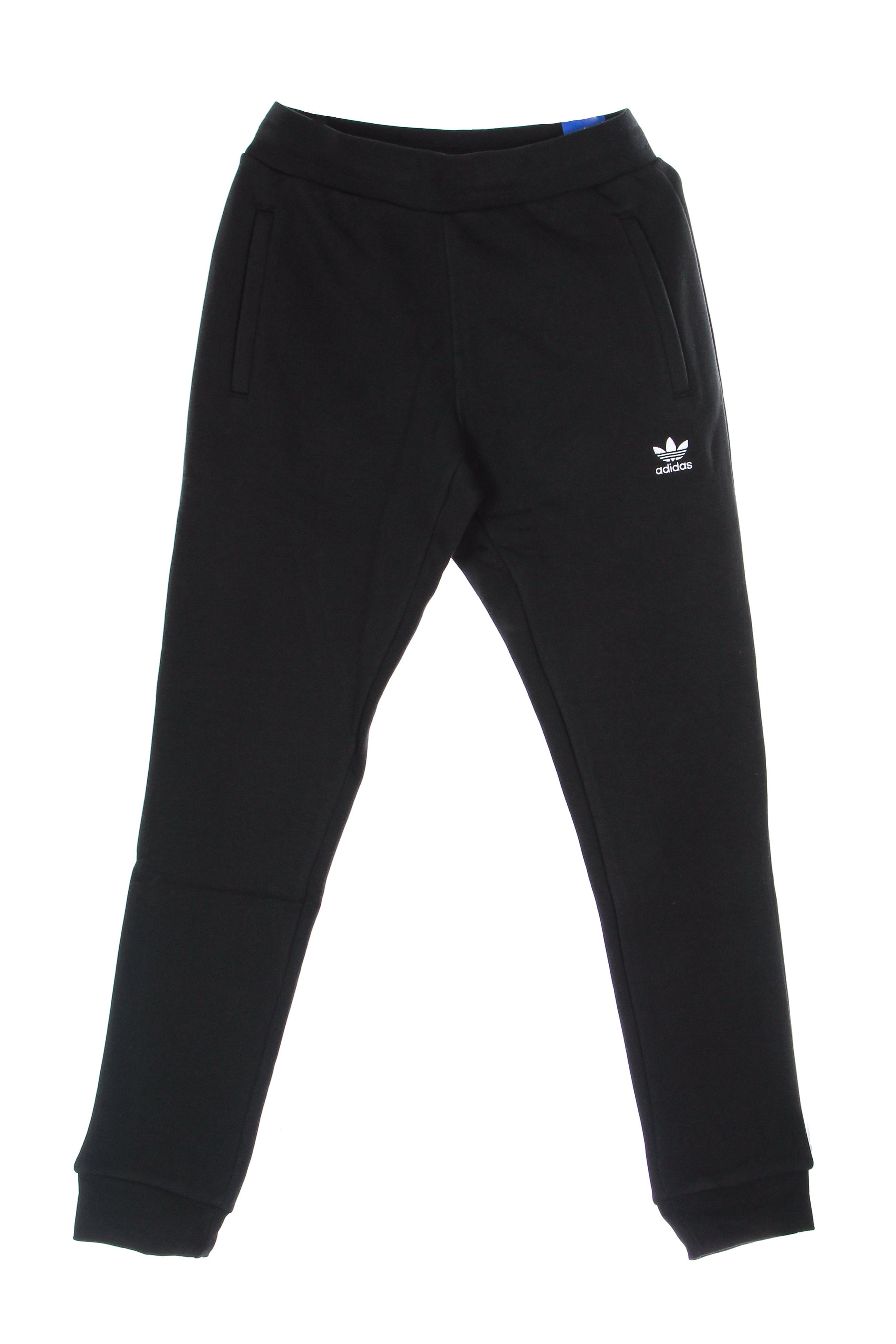 Adidas, Pantalone Tuta Felpato Uomo Essentials Adicolor Trefoil Pant, Black