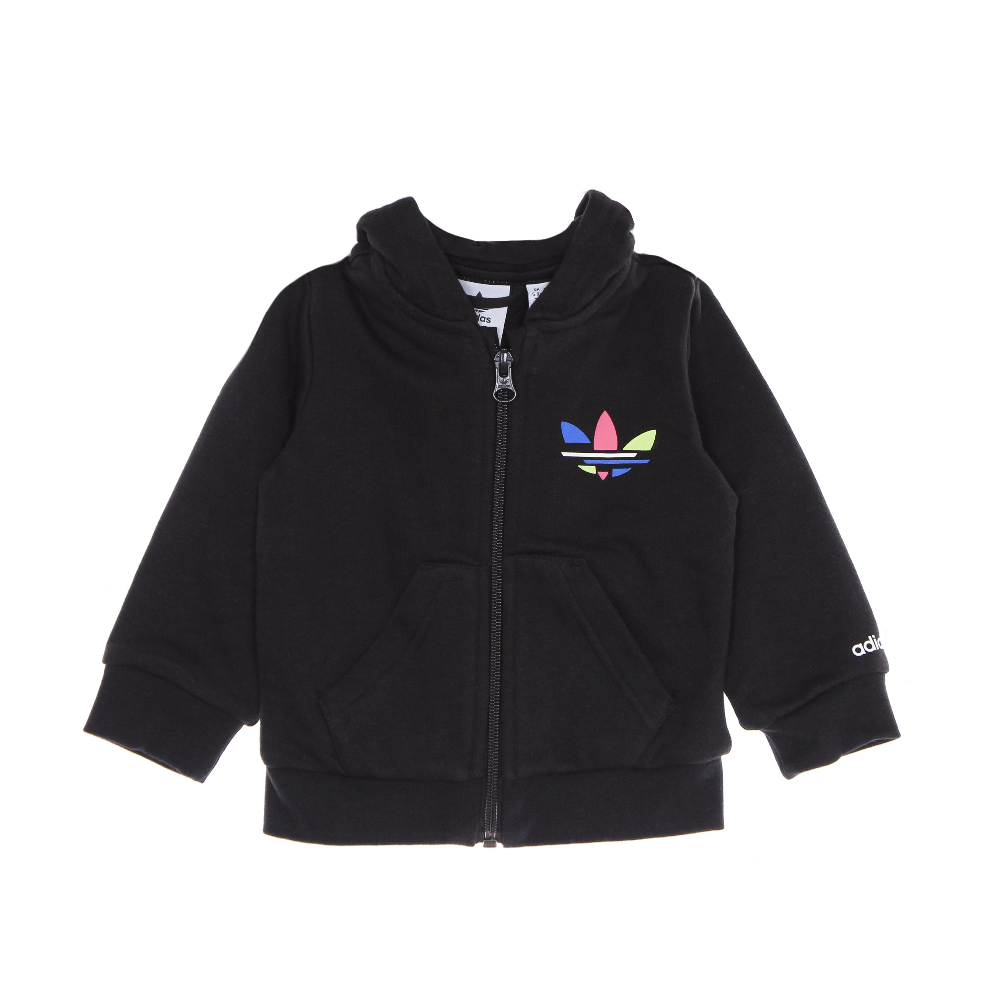 Adidas Completo Tuta Neonato Hoodie Set Fz Black H25229 Atipicishop