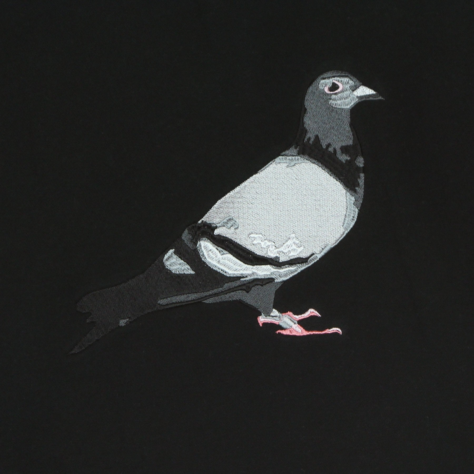 Men's Pigeon Logo Hoodie Black